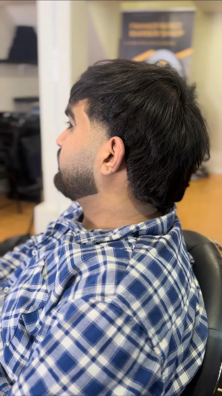 Slick Back Fade, cut at Markcutit